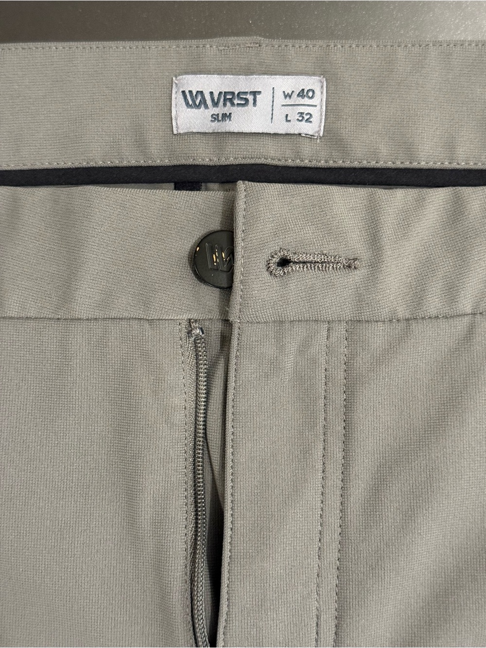 VRST Slim Men’s Chinos in Light Gray